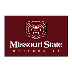 Jardine Bear Head Missouri State University Maroon Floor Mat