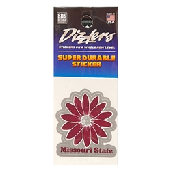 SDS Dizzler Daisy Missouri State Maroon Sticker