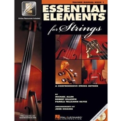 ESSENTIAL ELEMENTS FOR STRINGS TEACH MAN BK 1