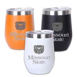 Bear Head Missouri State Stemless Stainless Tumbler