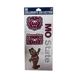 SDS Design Missouri State Collegiate Collection Decal Pack