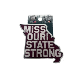 SDS Design MIssouri State Strong 3.5" Sticker