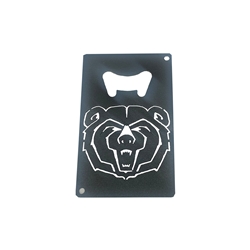 Ironworks Bear Head Black Bottle Opener