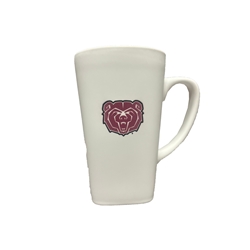 Fanatic Bear Head White 16 oz Mug