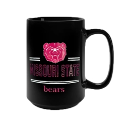 TMC Bear Head Missouri State Bears Black 15oz Mug