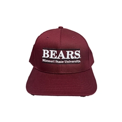 The Game Bears Missouri State University Maroon Adjustable Cap