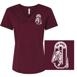 Original BearWear Mo State U Ladies Maroon V-Neck