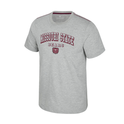 Colosseum Missouri State Bears Bear Head Gray Tee