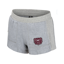 Colosseum Bear Head Ladies Gray Shorts