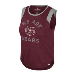 Colosseum We Are Bears Ladies Maroon Tank