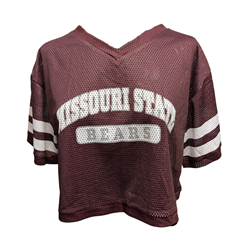 Zoozats Missouri State Bears Ladies Maroon Jersey