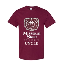 Original Bearwear Bear Head Missouri State Uncle Tee