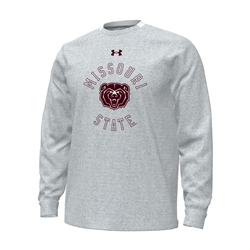 Under Armour Missouri Bear Head State Gray Crewneck