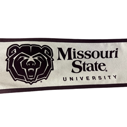 Collegiate Pacific Bear Head Missouri State University Felt Pennant