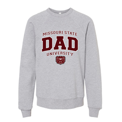 Bella Missouri State Dad Crewneck Grey