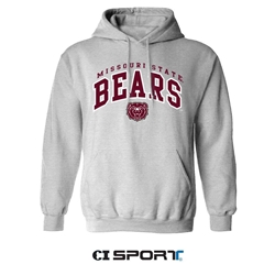 CI Sport Missouri State Bears Bear Head Grey Hoodie