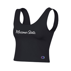 Champion Missouri State Ladies Black Tank Crop