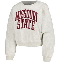 Zoozatz Missouri State Gray Crewneck