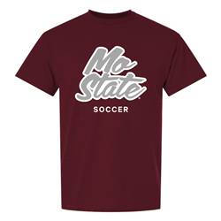 Original BearWear Mo State Soccer  Maroon Short Sleeve Tee