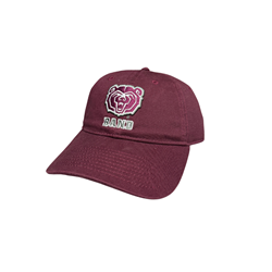 The Game Bear Head Band Maroon Cap