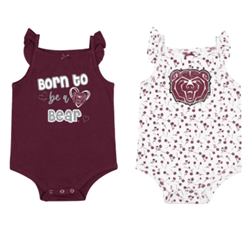 Colosseum Maroon and White Onesies