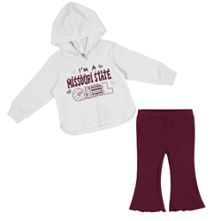 Colosseum I'm a Missouri State Girl Infant Maroon and White Set