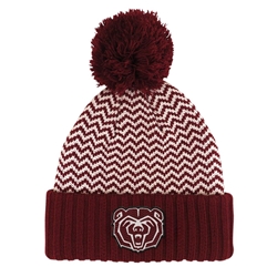 Logofit Rachel Pattern Beanie w/ Pom