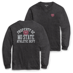 League Property Of Bear Head Mo State Athletic Dept Black Long Sleeve