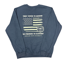 Original Bearwear Veterans Day Vowed to Defend Crewneck