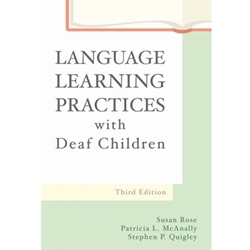 LANGUAGE LEARNING PRACTICES W DEAF CHILDREN-OUT OF PRINT