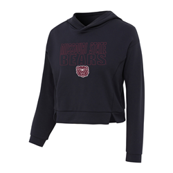 Concept Sports Missouri State Bears Bear Head Black Ladies Hoodie