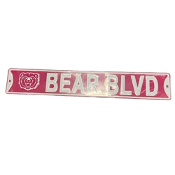 Bear BLVD Bear Head Street Sign