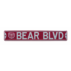 Bear BLVD Bear Head Street Sign