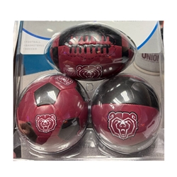 Braden Sports Bear Head Mini 3 Pack