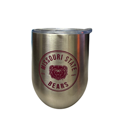 Missouri State Bear Head Est. 1905 Stainless Steal Sipper Wine Tumbler