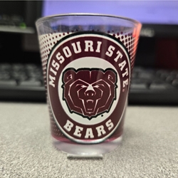 JEI Missouri State Bears Bear Head Shot Glass