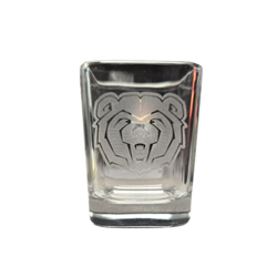 JEI Bear Head Square Shot Glass