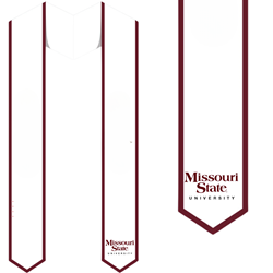 Carrington Shield Missouri State University Graduation Stole