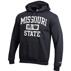 Champion Missouri 1905 Bear Head State Black Hoodie