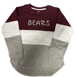 Colosseum Bears Bear Head Girls Long Sleeve