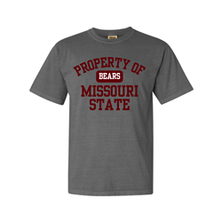 Original BearWear Property of Missouri State Bears C USA Gray Tee