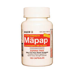 Major Extra Strength Mapap Tablets