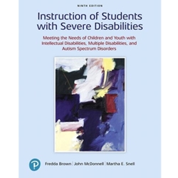 INSTRUCTION OF STUDENTS W SEVERE DISABILITIES