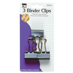 Charles Leonard Inc. 3 Binder Clips