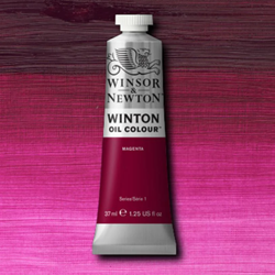 Winton Oil Colour Magenta Paint