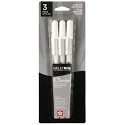 Sakura Gelly Roll Classic White Ink Pens