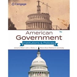 AMERICAN GOVERNMENT: INSTITUTIONS & POLICIES