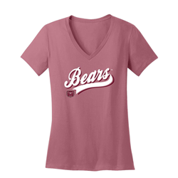 CI Sports Bears Bear Head Ladies Orchid Short Sleeve Tee