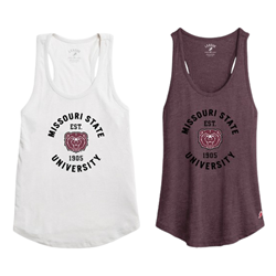 League Missouri State Est. Bear Head 1905 University Oversized Tank