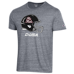 Champion Mo State Helmet CUSA Gray Short Sleeve Tee